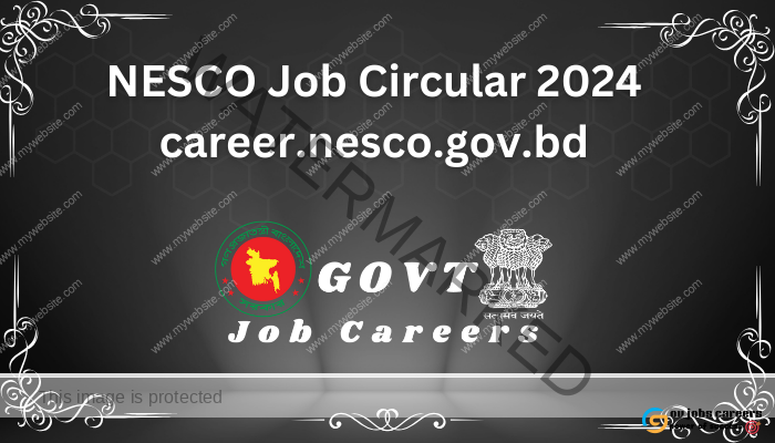 NESCO Job Circular 2024 career.nesco.gov.bd